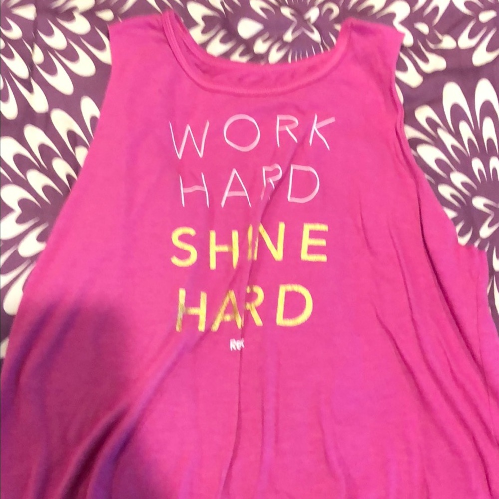Reebok muscle tank top small